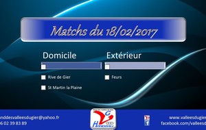 Matchs du 18/02/2017