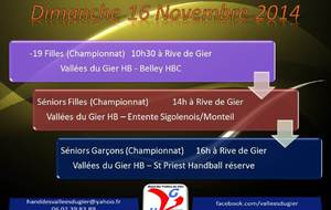 Dimanche 16 Novembre