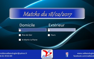 Matchs du 18/02/2017