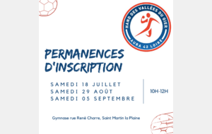 Permanence inscription année 2026-27