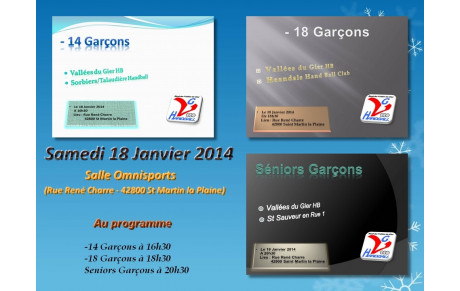 3 Matches à domicile