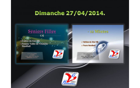 Programme de dimanche.