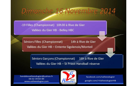 Dimanche 16 Novembre