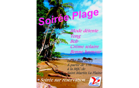 Soirée Plage (Bal du Hand)