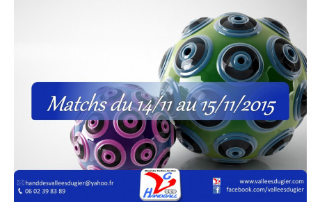 Les Matchs du week-end.