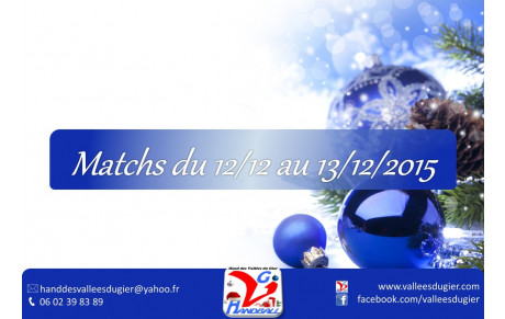 Derniers matchs de l'année