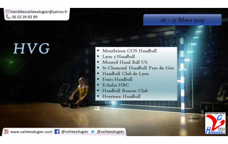 Matchs du 16 - 17 Mars 2019