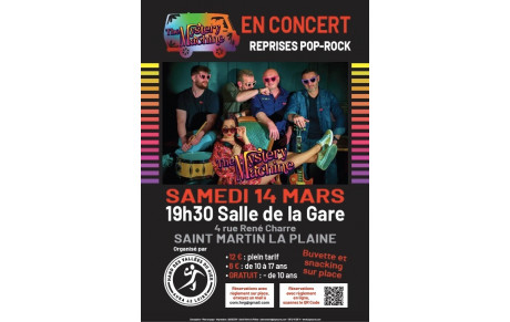 Concert le 14 mars salle de la Gare