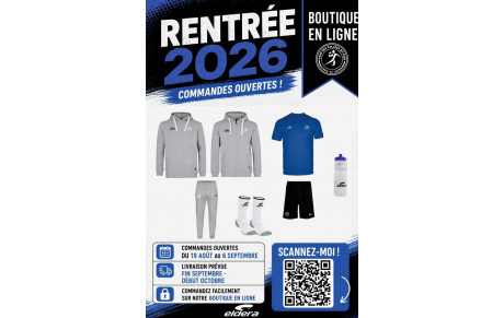Boutique en ligne du 19 Août au 06 Septembre